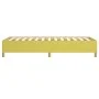 Estructura de cama de tela verde 90x200 cm de vidaXL, Camas y somieres - Ref: Foro24-347140, Precio: 73,27 €, Descuento: %