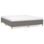 Dark gray fabric bed frame 160x200 cm by vidaXL, Beds and slatted bases - Ref: Foro24-347174, Price: 121,91 €, Discount: %