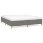 Dark gray fabric bed frame 160x200 cm by vidaXL, Beds and slatted bases - Ref: Foro24-347174, Price: 123,63 €, Discount: %