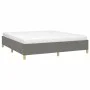 Dark gray fabric bed frame 160x200 cm by vidaXL, Beds and slatted bases - Ref: Foro24-347174, Price: 123,63 €, Discount: %