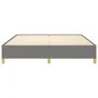 Dark gray fabric bed frame 160x200 cm by vidaXL, Beds and slatted bases - Ref: Foro24-347174, Price: 123,63 €, Discount: %