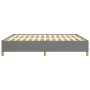 Dark gray fabric bed frame 160x200 cm by vidaXL, Beds and slatted bases - Ref: Foro24-347174, Price: 123,63 €, Discount: %