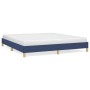 Estructura de cama tela azul 180x200 cm de vidaXL, Camas y somieres - Ref: Foro24-346840, Precio: 136,23 €, Descuento: %