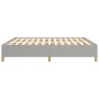 Estructura de cama gris claro tela 180x200 cm de vidaXL, Camas y somieres - Ref: Foro24-347181, Precio: 163,65 €, Descuento: %