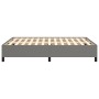Estructura de cama de tela gris oscuro 140x190 cm de vidaXL, Camas y somieres - Ref: Foro24-347059, Precio: 121,68 €, Descuen...