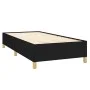 Estructura de cama de tela negro 80x200 cm de vidaXL, Camas y somieres - Ref: Foro24-347119, Precio: 71,60 €, Descuento: %