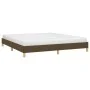 Bettgestell aus dunkelbraunem Stoff, 180 x 200 cm von vidaXL, Betten und Lattenroste - Ref: Foro24-346837, Preis: 112,60 €, R...