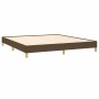 Bettgestell aus dunkelbraunem Stoff, 180 x 200 cm von vidaXL, Betten und Lattenroste - Ref: Foro24-346837, Preis: 114,82 €, R...