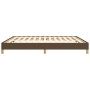 Estructura de cama tela marrón oscuro 180x200 cm de vidaXL, Camas y somieres - Ref: Foro24-346837, Precio: 115,07 €