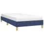 Black fabric bed frame 100x200 cm by vidaXL, Beds and slatted bases - Ref: Foro24-346800, Price: 77,62 €, Discount: %