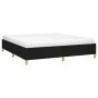 Estructura de cama de tela gris claro 160x200 cm de vidaXL, Camas y somieres - Ref: Foro24-347175, Precio: 174,16 €, Descuent...