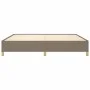 Estructura de cama de tela gris taupe 200x200 cm de vidaXL, Camas y somieres - Ref: Foro24-347193, Precio: 171,90 €, Descuent...