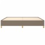 Taupe gray fabric bed frame 200x200 cm by vidaXL, Beds and slatted bases - Ref: Foro24-347193, Price: 165,03 €, Discount: %
