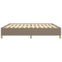 Estructura de cama de tela gris taupe 200x200 cm de vidaXL, Camas y somieres - Ref: Foro24-347193, Precio: 168,04 €, Descuent...
