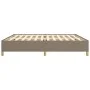 Estructura de cama de tela gris taupe 200x200 cm de vidaXL, Camas y somieres - Ref: Foro24-347193, Precio: 171,90 €, Descuent...