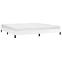 Bettgestell aus weißem Kunstleder, 200 x 200 cm von vidaXL, Betten und Lattenroste - Ref: Foro24-346923, Preis: 113,97 €, Rab...