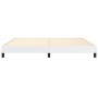 Estructura de cama de cuero sintético blanco 200x200 cm de vidaXL, Camas y somieres - Ref: Foro24-346923, Precio: 117,58 €, D...