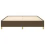 Dark brown fabric bed frame 180x200 cm by vidaXL, Beds and slatted bases - Ref: Foro24-347184, Price: 133,18 €, Discount: %