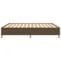 Dark brown fabric bed frame 180x200 cm by vidaXL, Beds and slatted bases - Ref: Foro24-347184, Price: 133,18 €, Discount: %