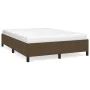 Bettgestell aus braunem Stoff, 140 x 190 cm von vidaXL, Betten und Lattenroste - Ref: Foro24-347061, Preis: 119,69 €, Rabatt: %