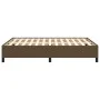 Brown fabric bed frame 140x190 cm by vidaXL, Beds and slatted bases - Ref: Foro24-347061, Price: 117,52 €, Discount: %