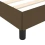 Brown fabric bed frame 140x190 cm by vidaXL, Beds and slatted bases - Ref: Foro24-347061, Price: 117,52 €, Discount: %
