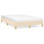 Cream fabric bed frame 120x200 cm by vidaXL, Beds and slatted bases - Ref: Foro24-346807, Price: 105,40 €, Discount: %