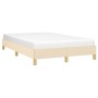 Cream fabric bed frame 120x200 cm by vidaXL, Beds and slatted bases - Ref: Foro24-346807, Price: 105,40 €, Discount: %