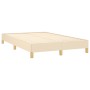Cream fabric bed frame 120x200 cm by vidaXL, Beds and slatted bases - Ref: Foro24-346807, Price: 105,40 €, Discount: %