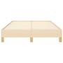 Cream fabric bed frame 120x200 cm by vidaXL, Beds and slatted bases - Ref: Foro24-346807, Price: 105,40 €, Discount: %