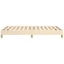 Cream fabric bed frame 120x200 cm by vidaXL, Beds and slatted bases - Ref: Foro24-346807, Price: 105,40 €, Discount: %