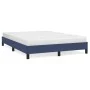 Blue fabric bed frame 140x190 cm by vidaXL, Beds and slatted bases - Ref: Foro24-346718, Price: 99,14 €, Discount: %