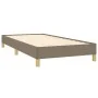Taupe gray fabric bed frame 80x200 cm by vidaXL, Beds and slatted bases - Ref: Foro24-346774, Price: 86,64 €, Discount: %