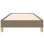 Taupe gray fabric bed frame 80x200 cm by vidaXL, Beds and slatted bases - Ref: Foro24-346774, Price: 84,29 €, Discount: %