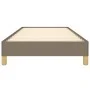 Taupe gray fabric bed frame 80x200 cm by vidaXL, Beds and slatted bases - Ref: Foro24-346774, Price: 86,64 €, Discount: %