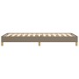 Taupe gray fabric bed frame 80x200 cm by vidaXL, Beds and slatted bases - Ref: Foro24-346774, Price: 84,29 €, Discount: %