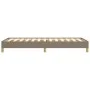 Taupe gray fabric bed frame 80x200 cm by vidaXL, Beds and slatted bases - Ref: Foro24-346774, Price: 86,64 €, Discount: %