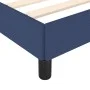 Blue fabric bed frame 140x190 cm by vidaXL, Beds and slatted bases - Ref: Foro24-346718, Price: 99,14 €, Discount: %
