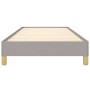 Light gray fabric bed frame 100x200 cm by vidaXL, Beds and slatted bases - Ref: Foro24-346794, Price: 67,40 €, Discount: %