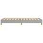 Light gray fabric bed frame 100x200 cm by vidaXL, Beds and slatted bases - Ref: Foro24-346794, Price: 67,40 €, Discount: %