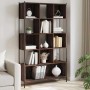 Estantería madera de ingeniería marrón roble 102x28x172 cm