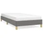 Dunkelgrauer Stoffbettrahmen 100x200 cm von vidaXL, Betten und Lattenroste - Ref: Foro24-346795, Preis: 69,65 €, Rabatt: %
