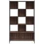 Estantería madera de ingeniería marrón roble 102x28x172 cm