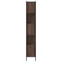 Estantería madera de ingeniería marrón roble 102x28x172 cm