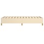 Cream fabric bed frame 90x200 cm by vidaXL, Beds and slatted bases - Ref: Foro24-347138, Price: 91,13 €, Discount: %