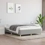 Estructura de cama de tela gris claro 140x190 cm de vidaXL, Camas y somieres - Ref: Foro24-347157, Precio: 118,02 €, Descuent...