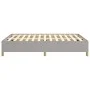Light gray fabric bed frame 140x190 cm by vidaXL, Beds and slatted bases - Ref: Foro24-347157, Price: 118,34 €, Discount: %