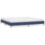 Blue taupe gray fabric bed frame 200x200 cm by vidaXL, Beds and slatted bases - Ref: Foro24-346848, Price: 97,67 €, Discount: %