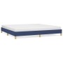 Estructura de cama de tela gris taupe azul 200x200 cm de vidaXL, Camas y somieres - Ref: Foro24-346848, Precio: 120,04 €, Des...