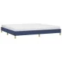 Blue taupe gray fabric bed frame 200x200 cm by vidaXL, Beds and slatted bases - Ref: Foro24-346848, Price: 97,67 €, Discount: %